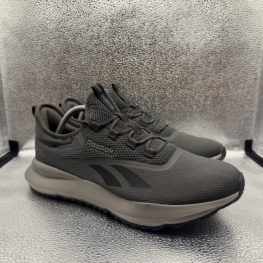 Size 10.5 Reebok Energen Plus 2 Running Shoes Mens Grey Excellent Mesh Athletic